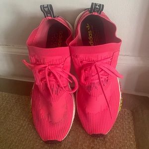Adidas Men’s NMD_Racer Primeknit Solar Pink Size US 12